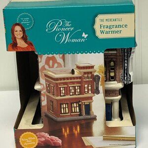 Pioneer Woman The Mercantile Scented Wax Warmer Ceramic Brown New
